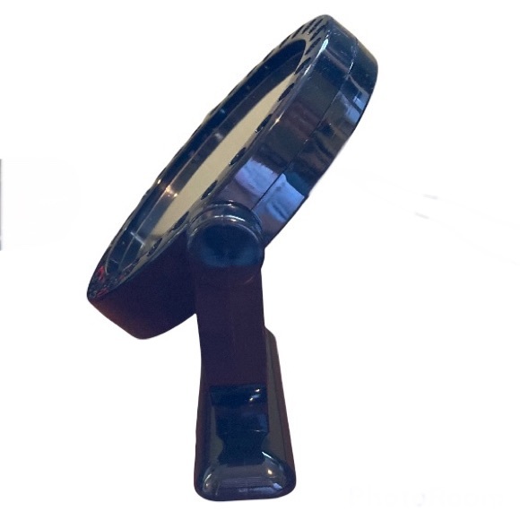 Two-Sided Makeup Mirror- Black w/ Bling - Picture 4 of 9